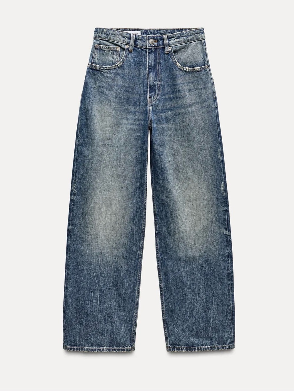 ZARA Oversized TRF Relaxed High-Waist Jeans